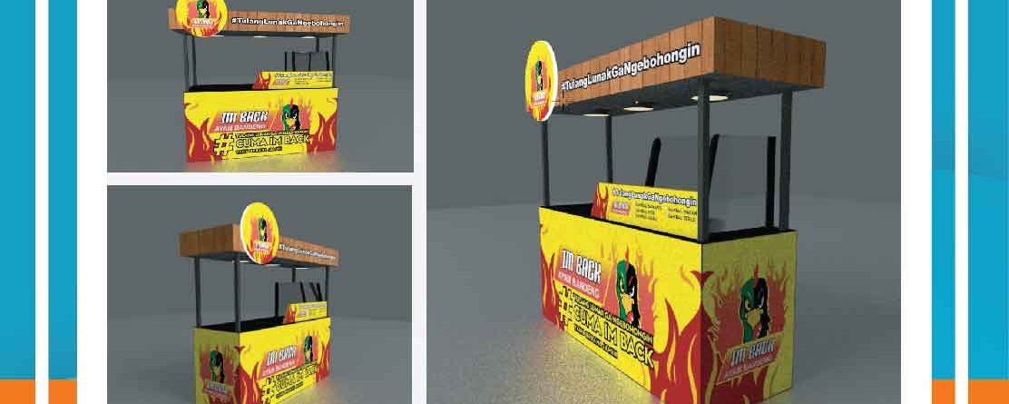 JASA DESAIN BOOTH MURAH JAWA BARAT