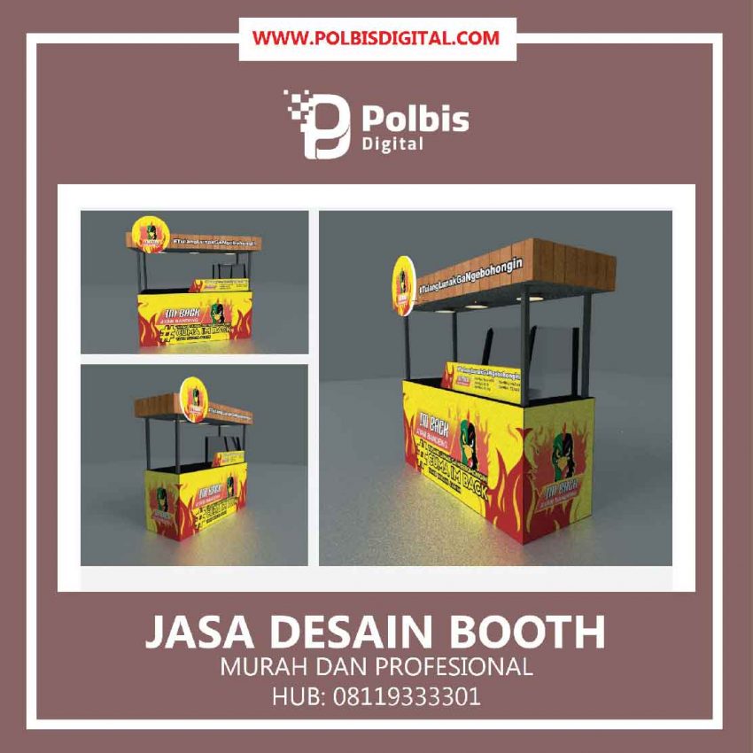 Jasa Desain Booth Murah Palembang Polbis Digital 4337