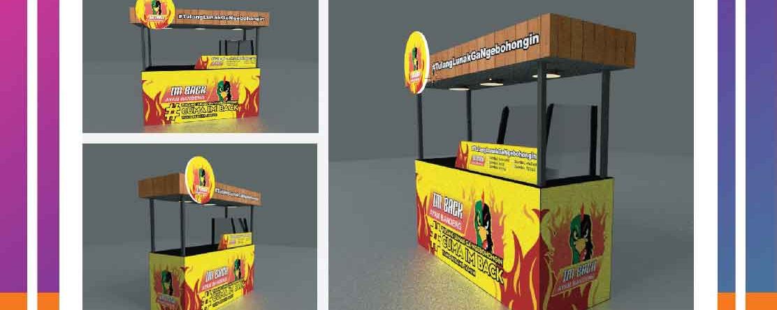 JASA DESAIN BOOTH MURAH SUMATERA SELATAN