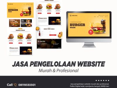 JASA PENGELOLAAN WEBSITE MURAH DAN PROFESIONAL